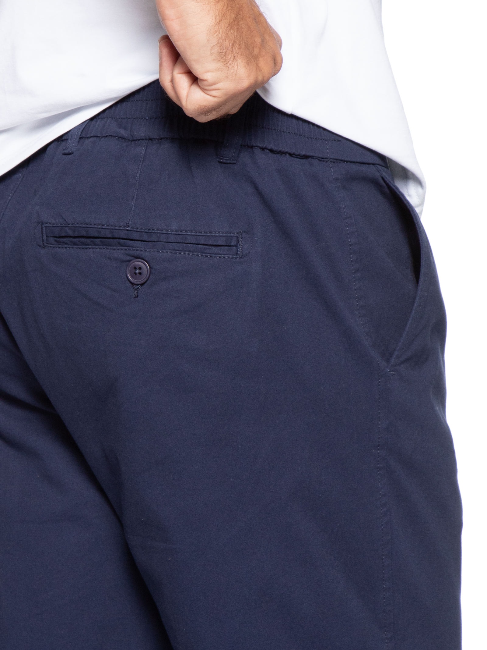 Bermuda Masculina Chino Color Azul Basiq Men