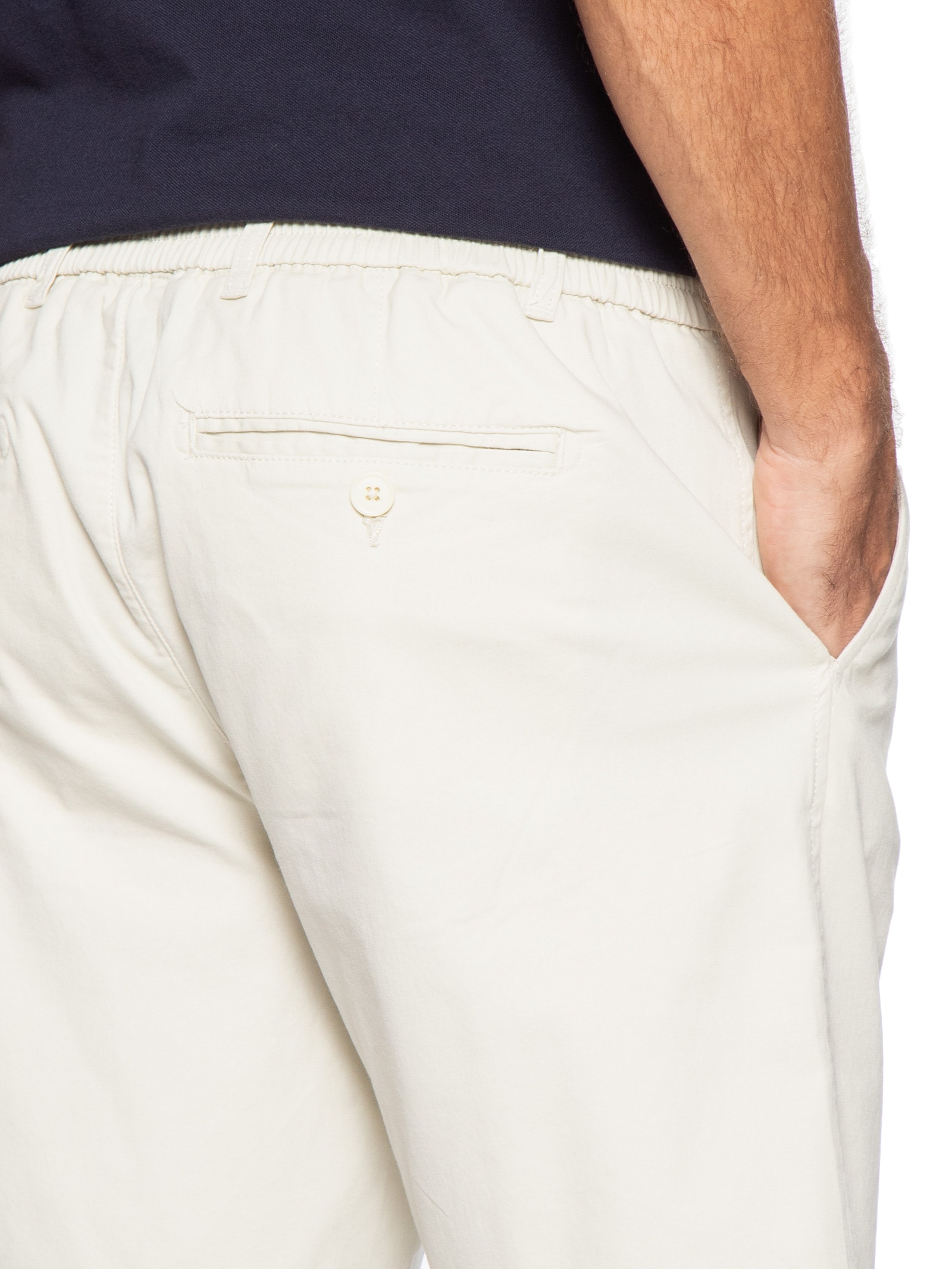 Bermuda Masculina Chino Color Bege Basiq Men