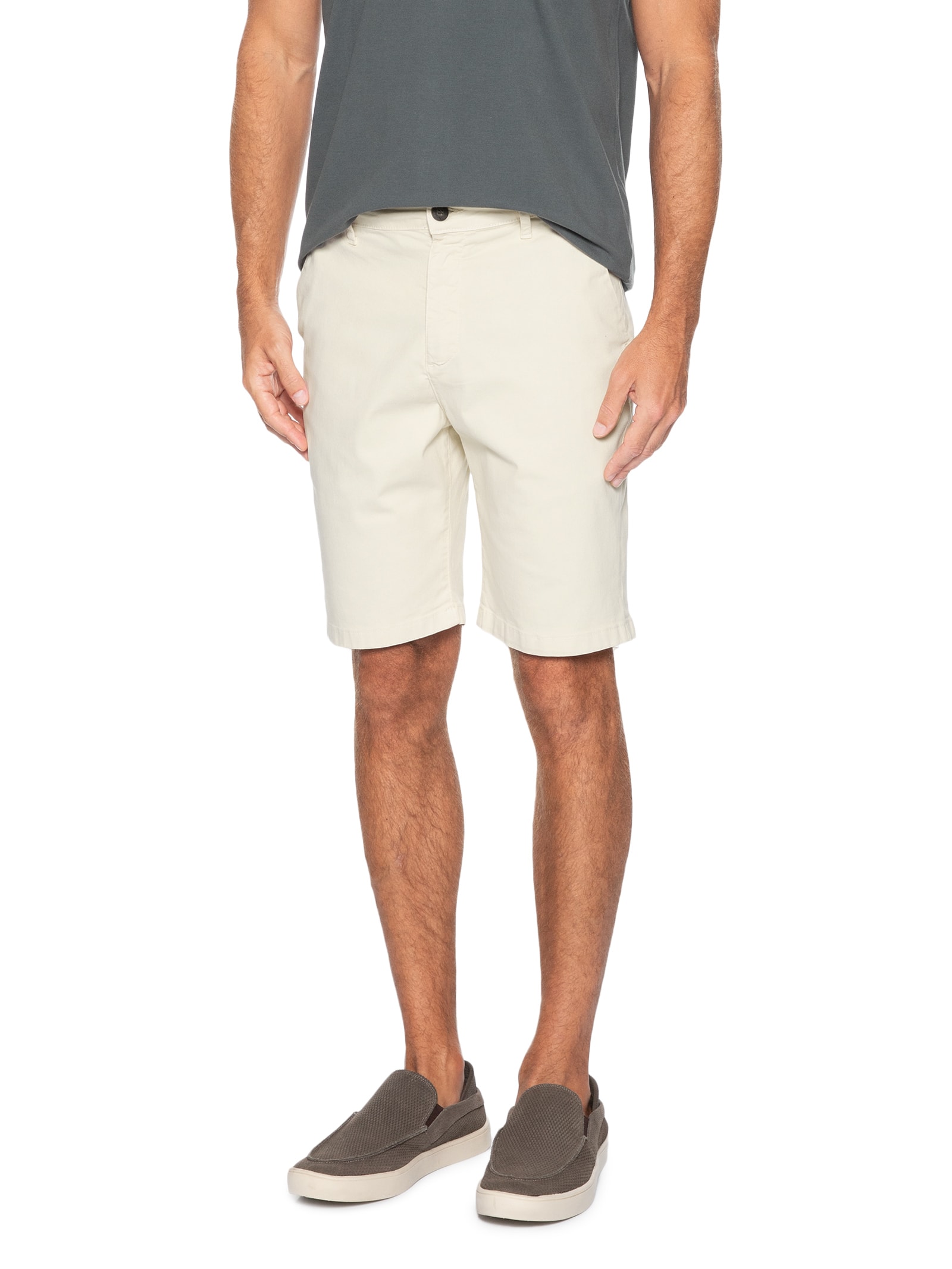 Bermuda Masculina Chino Color Bege Aramis