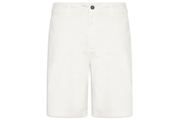 Bermuda Masculina Chino Color - Branco