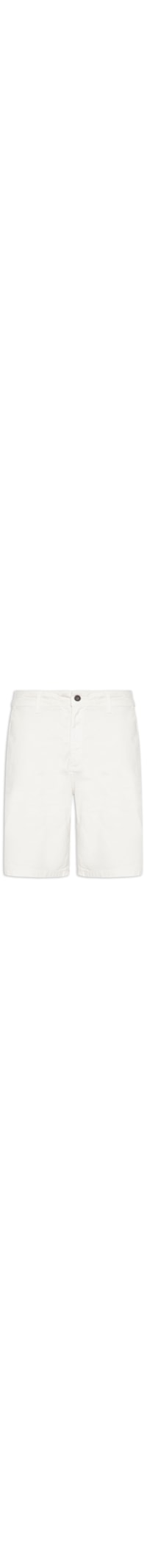 Bermuda Masculina Chino Color - Branco