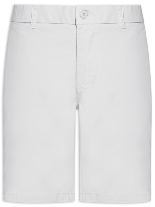 Bermuda Masculina Chino Color - Cinza