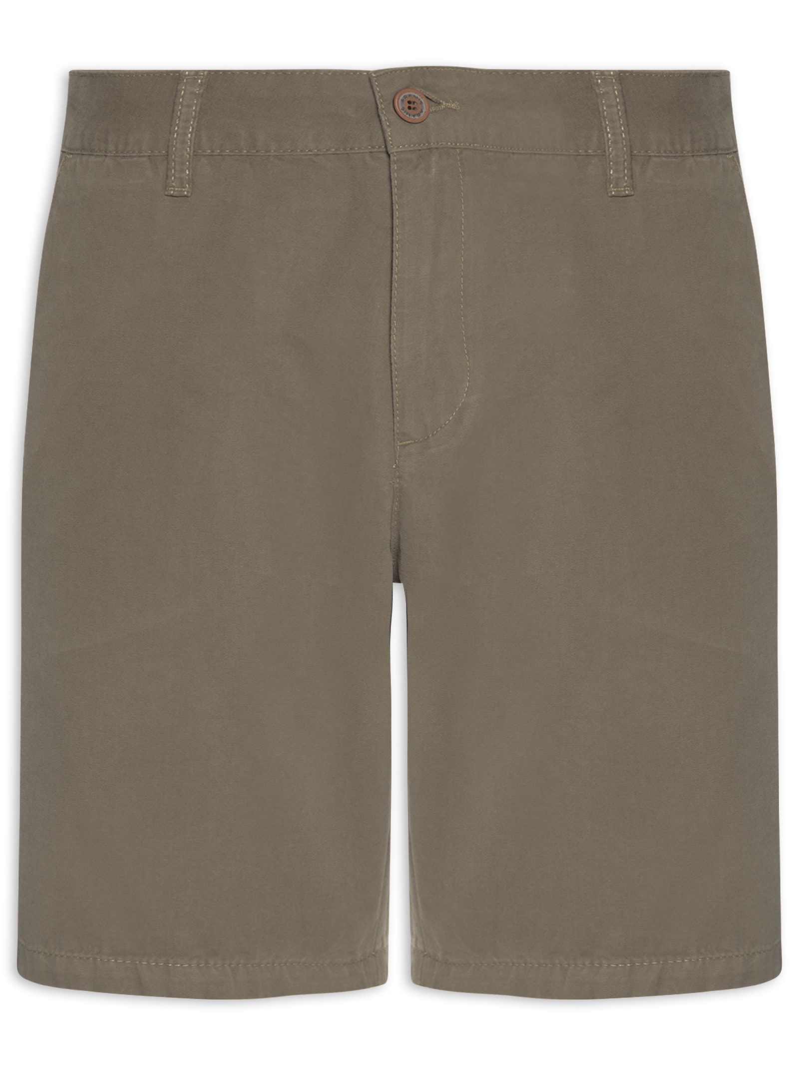 Bermuda Masculina Chino Color Kombat Bege Aramis
