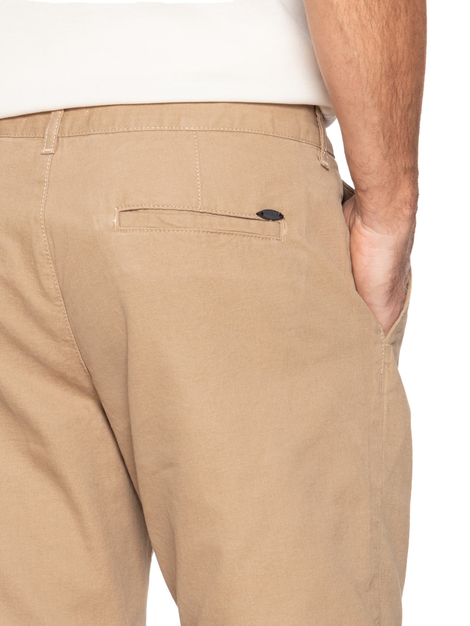 Bermuda Masculina Chino Color Kombat Marrom Aramis