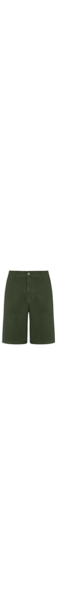 Bermuda Masculina Chino Color Nova Essencial - Verde