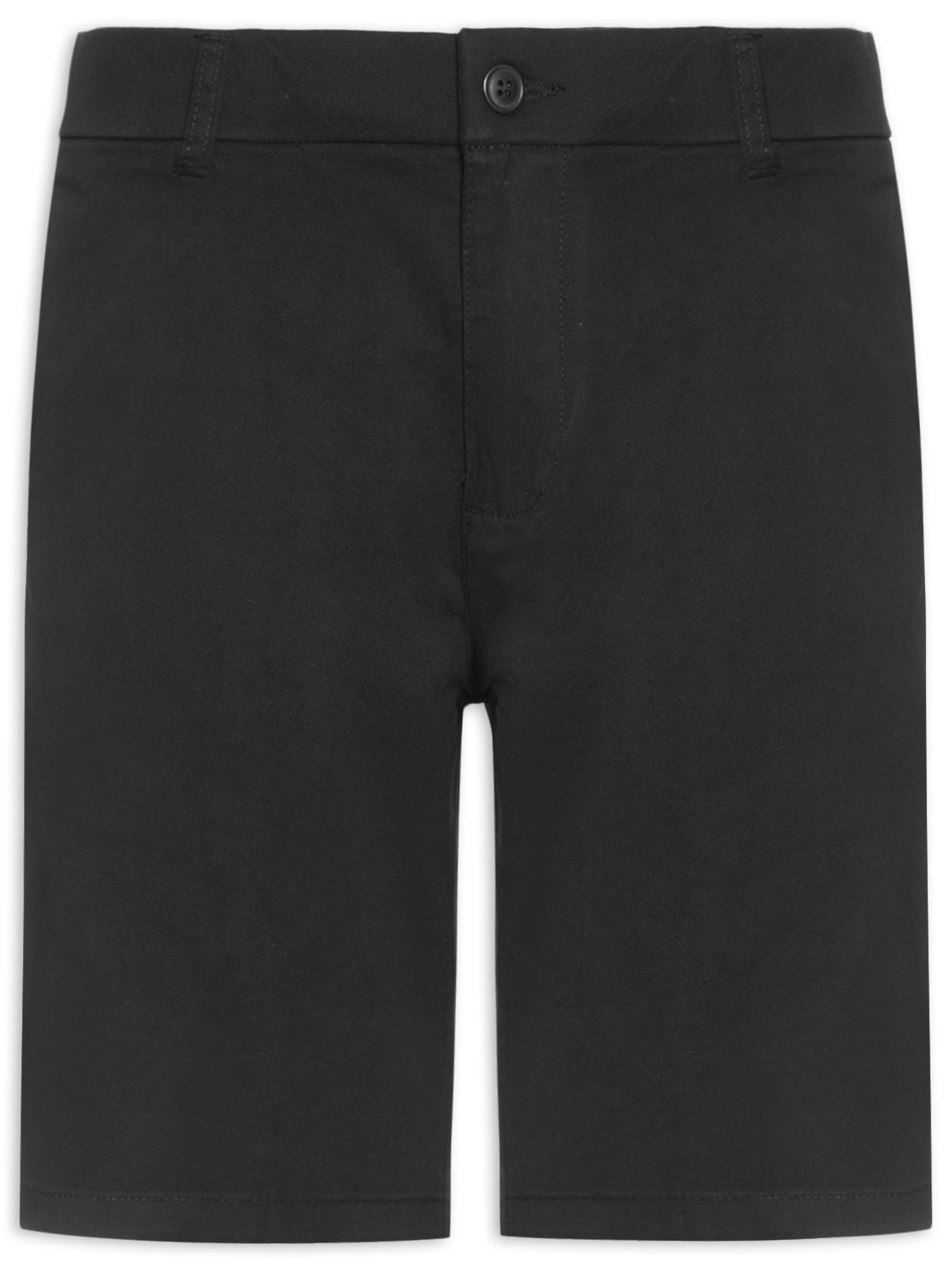 Bermuda Masculina Chino Color Preto Basiq Men