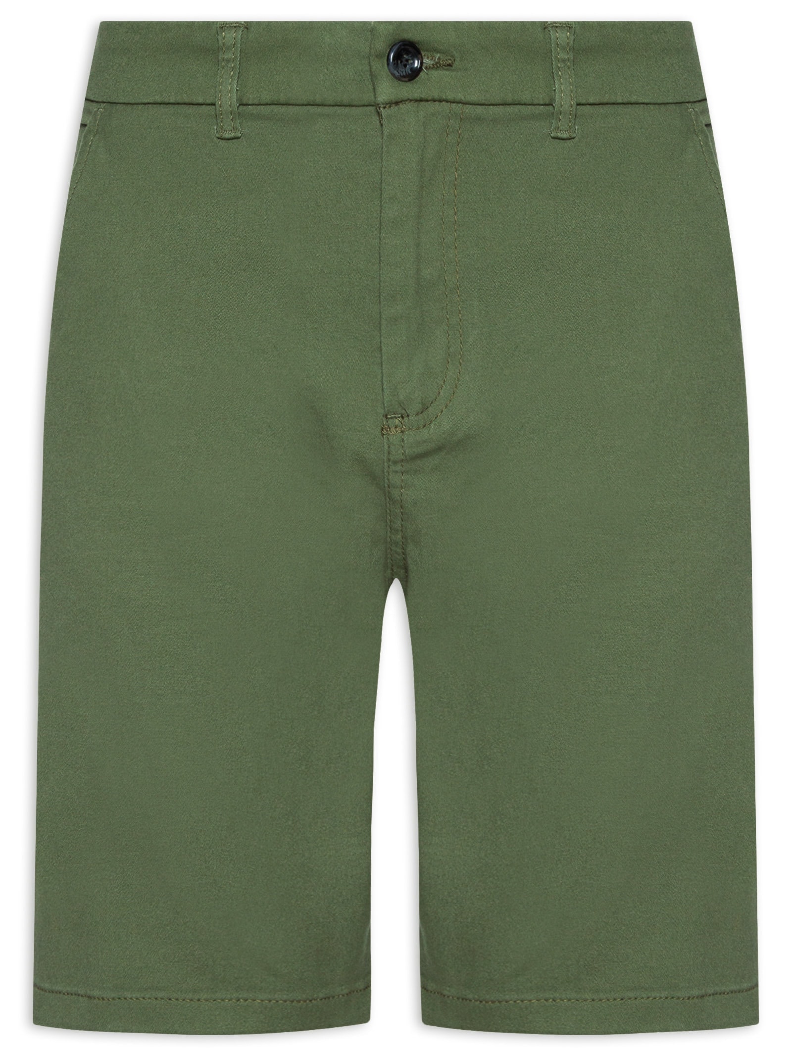 Bermuda Masculina Chino Color Verde Basiq Men