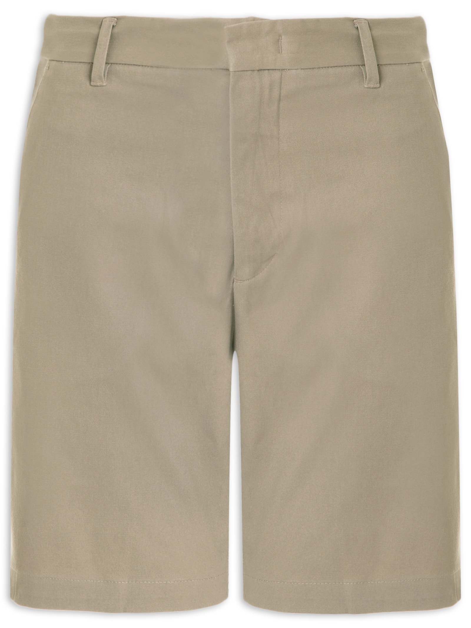 Bermuda Masculina Chino Cós Limpo Bege Hering