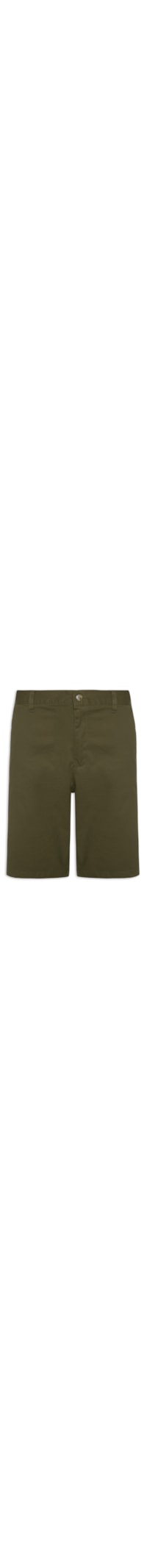 Bermuda Masculina Chino Em Sarja - Verde
