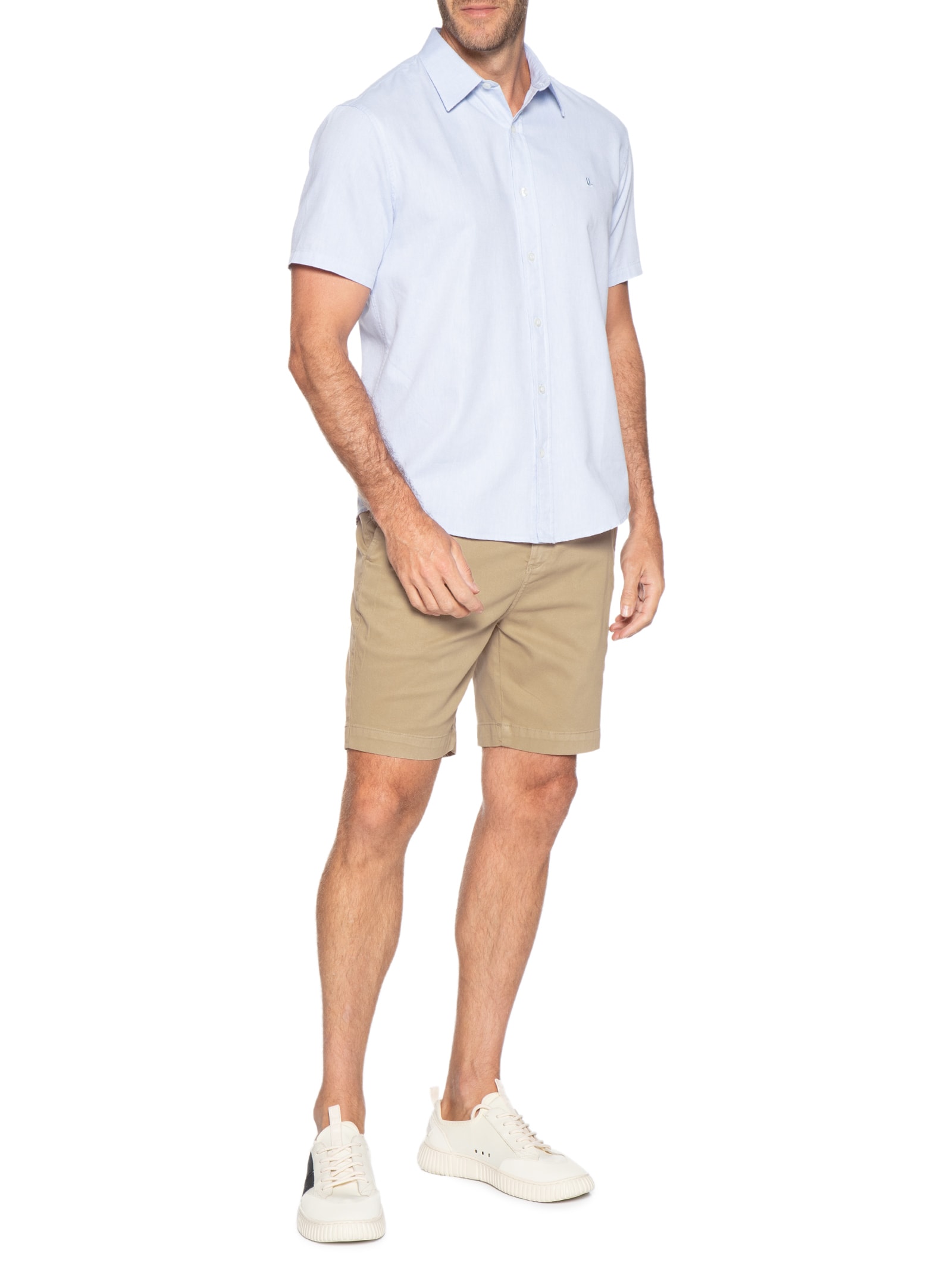 Bermuda Masculina Chino II Bege Foxton