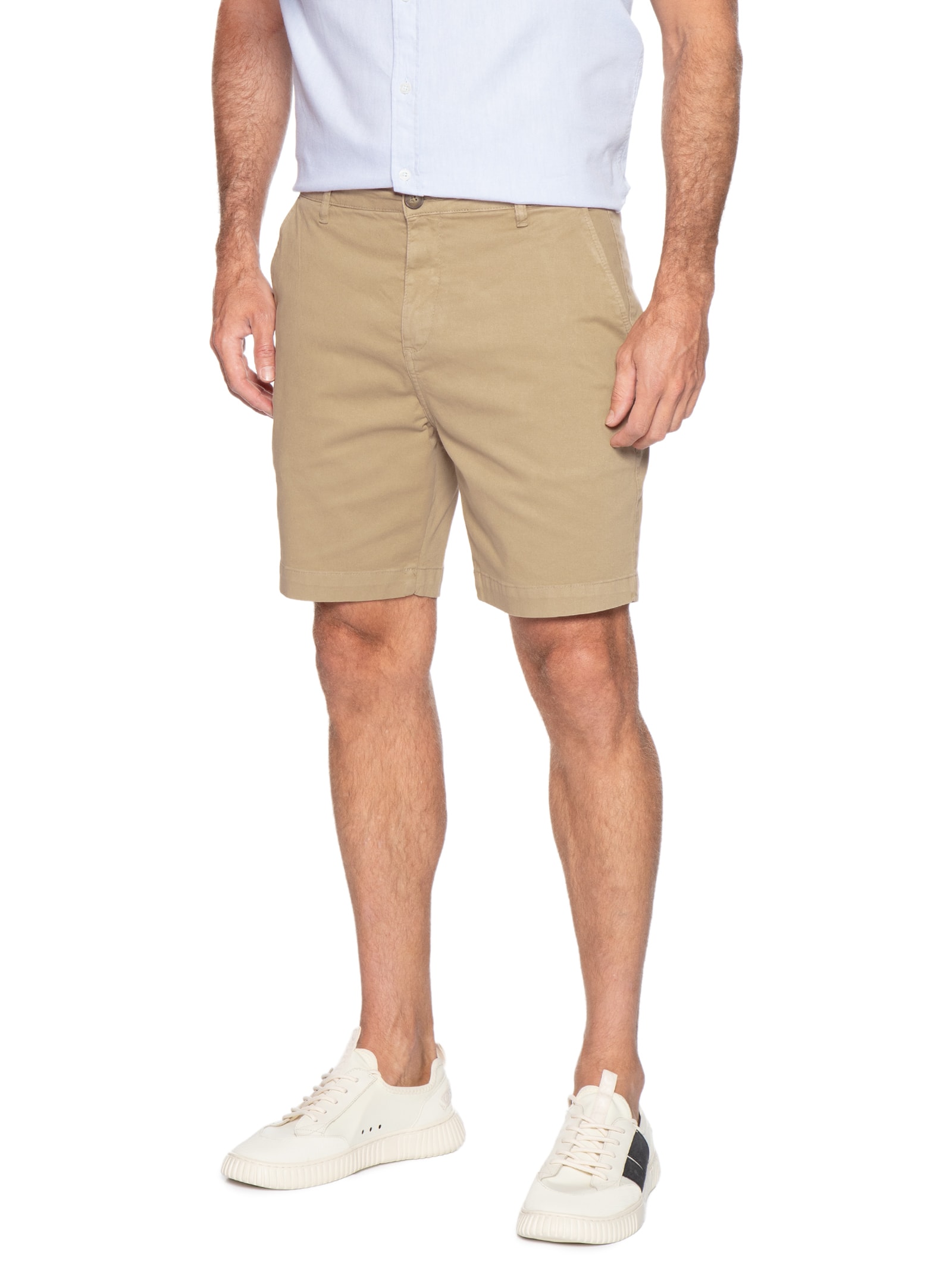 Bermuda Masculina Chino II Bege Foxton