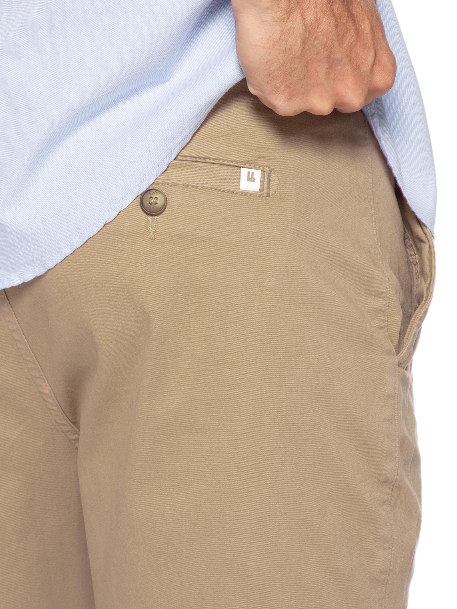Bermuda Masculina Chino II Bege Foxton