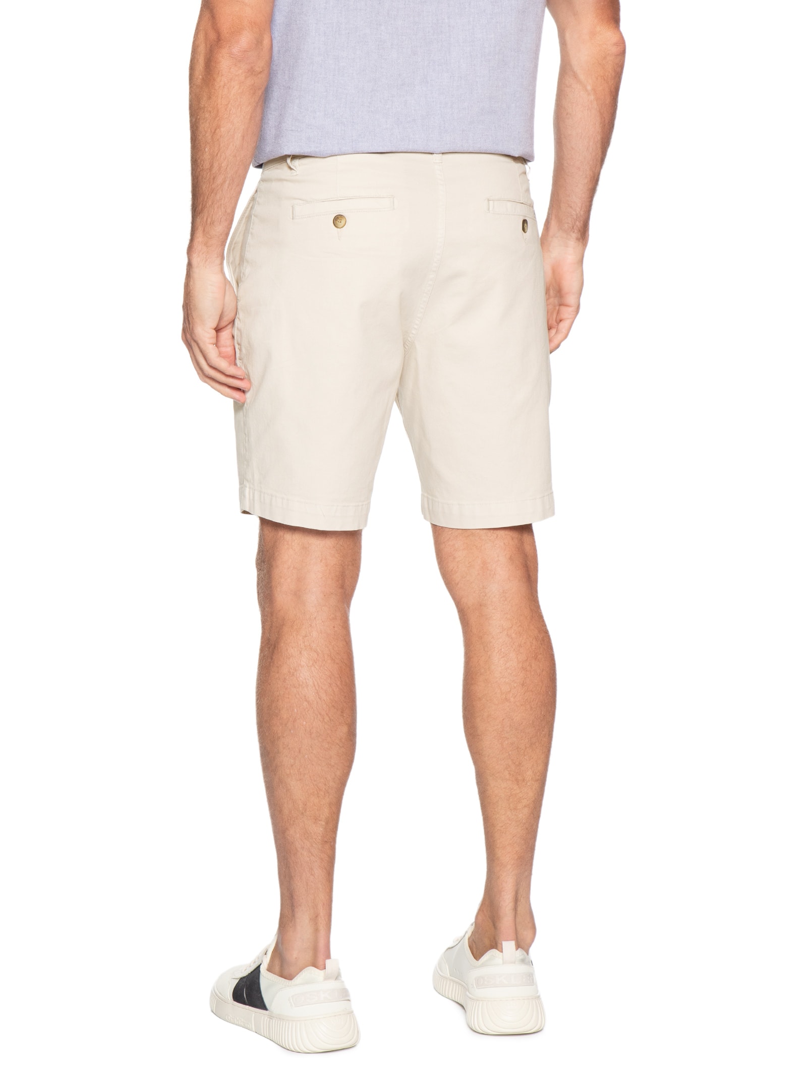 Bermuda Masculina Chino II Off White Foxton