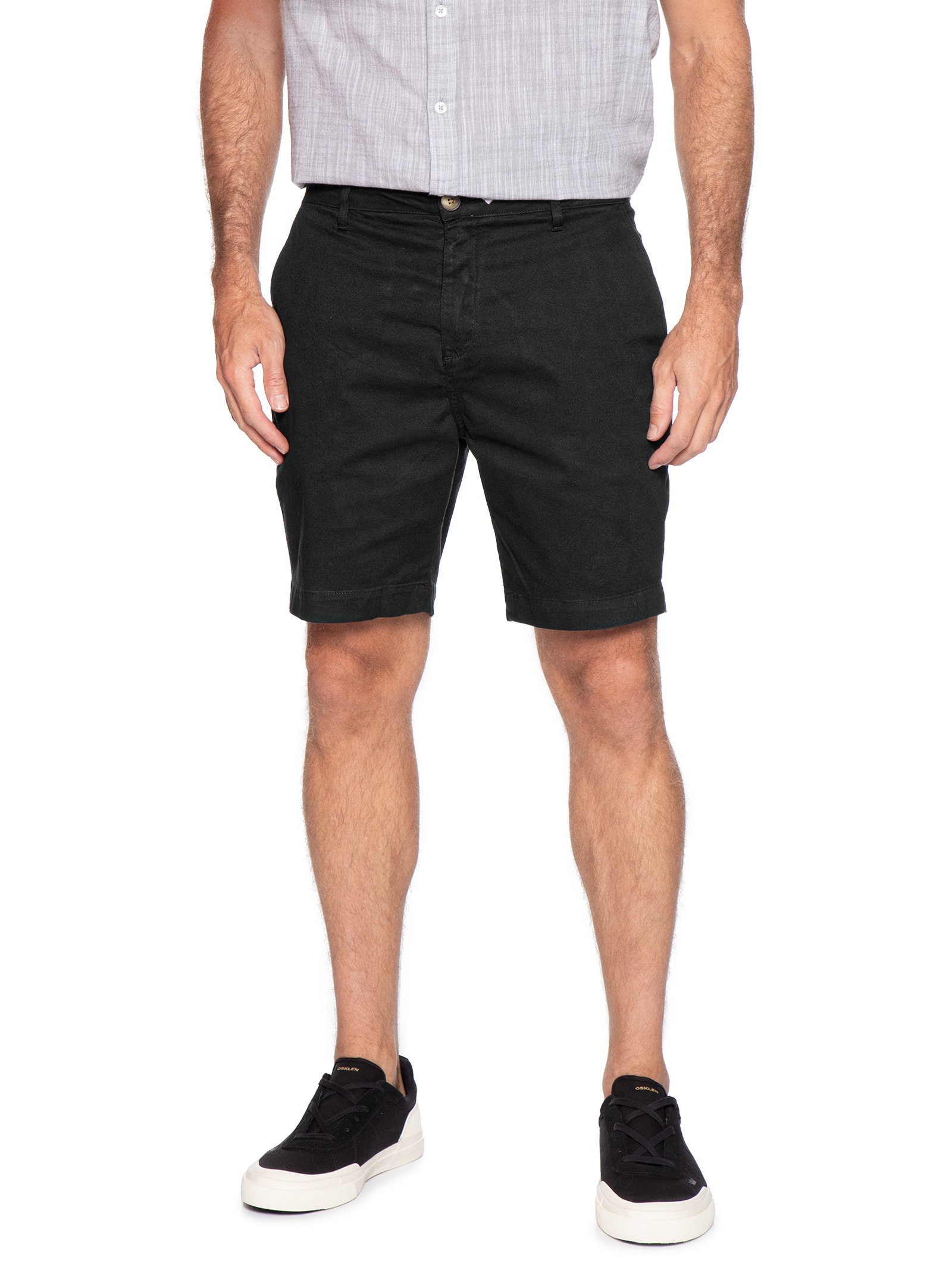 Bermuda Masculina Chino II Preto Foxton