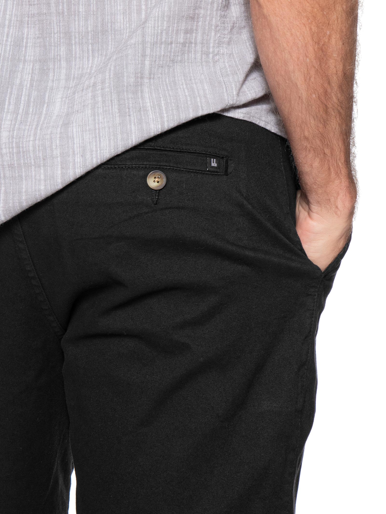 Bermuda Masculina Chino II Preto Foxton