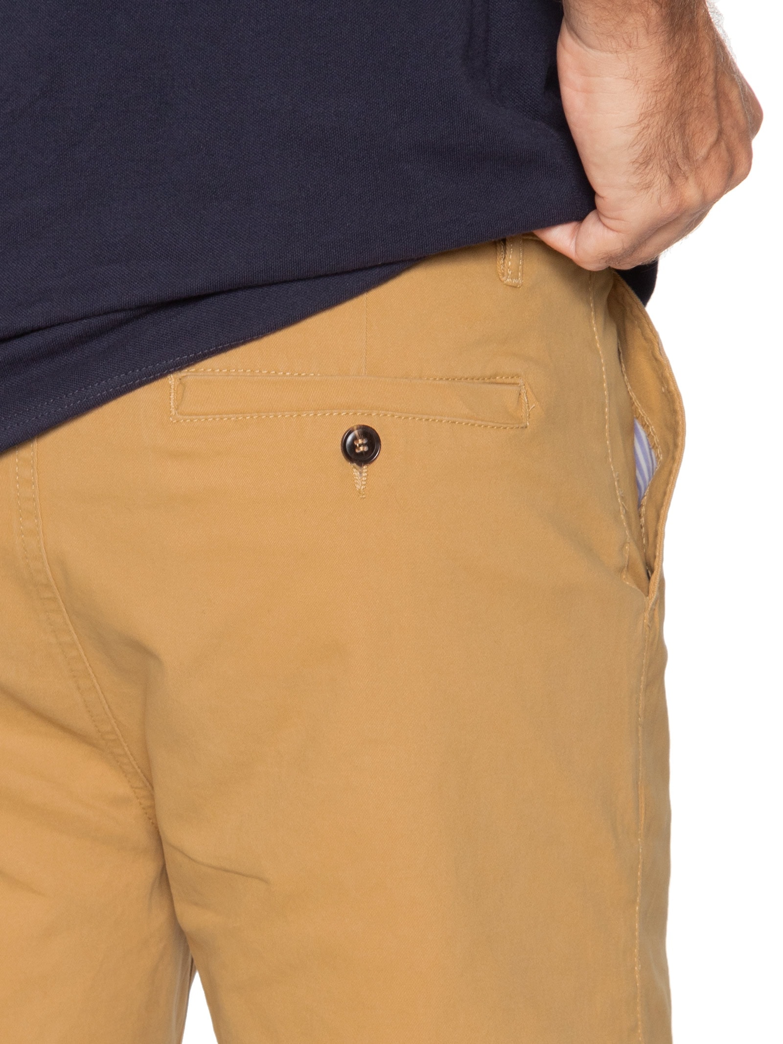 Bermuda Masculina Chino Marrom '2 Essential