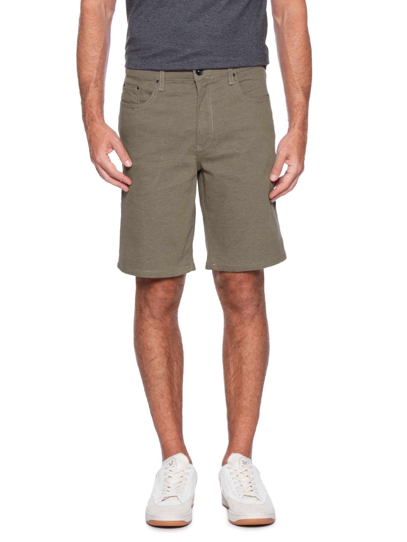 Bermuda Masculina Chino Moline Color Bege Aramis