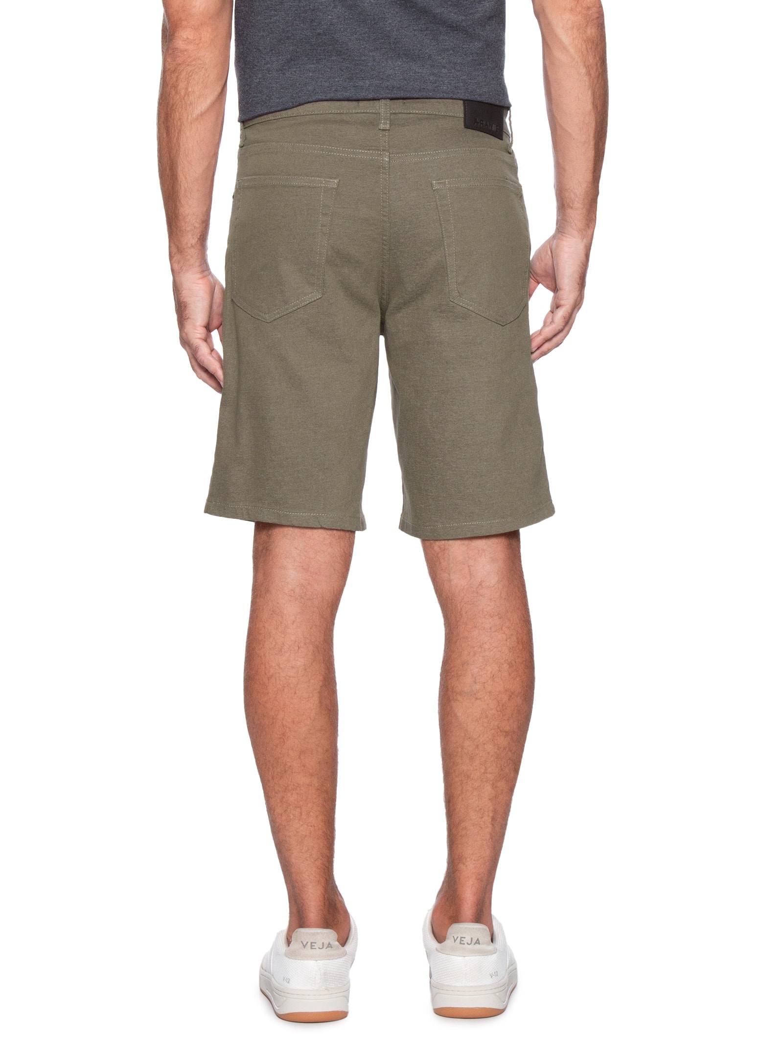 Bermuda Masculina Chino Moline Color Bege Aramis