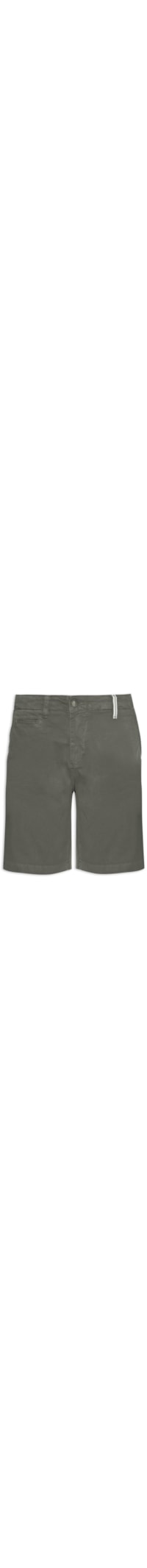 Bermuda Masculina Chino Premium Lycra - Cinza