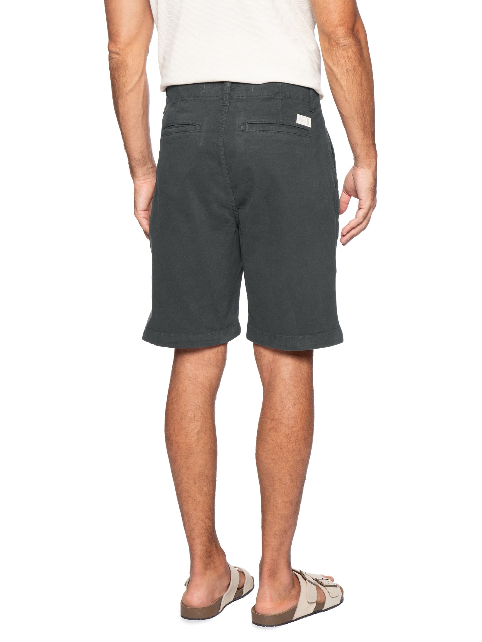 Bermuda Masculina Chino Preto Pineapple