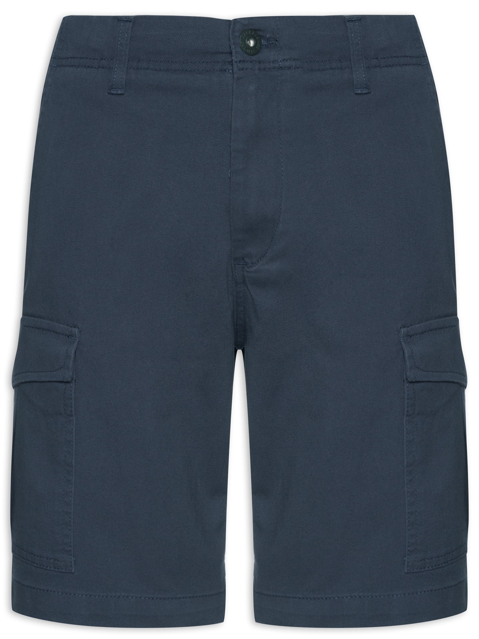 Bermuda Masculina Chino Regular Fit Em Algodão Azul Jack & Jones