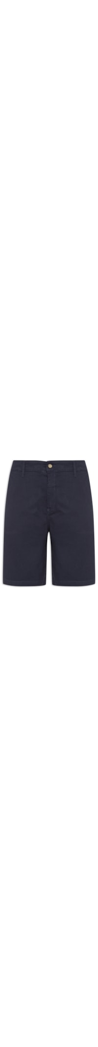 Bermuda Masculina Chino Sarja Elastano Tinturada - Azul