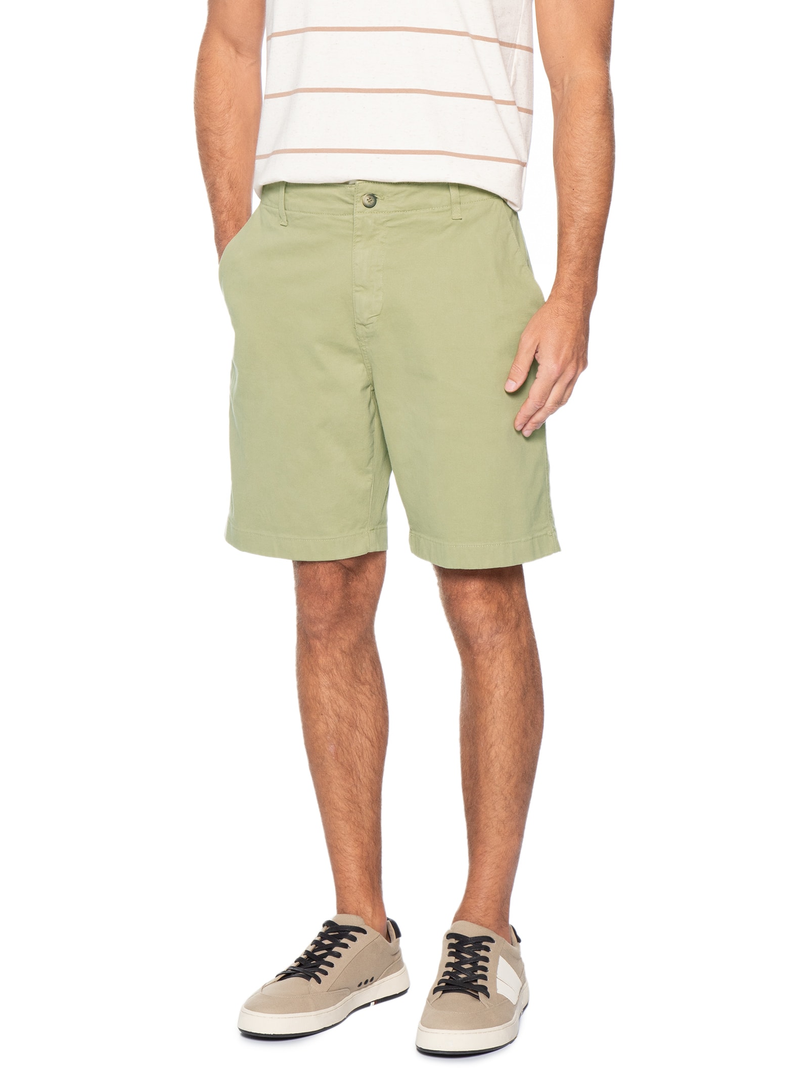 Bermuda Masculina Chino Verde Pineapple