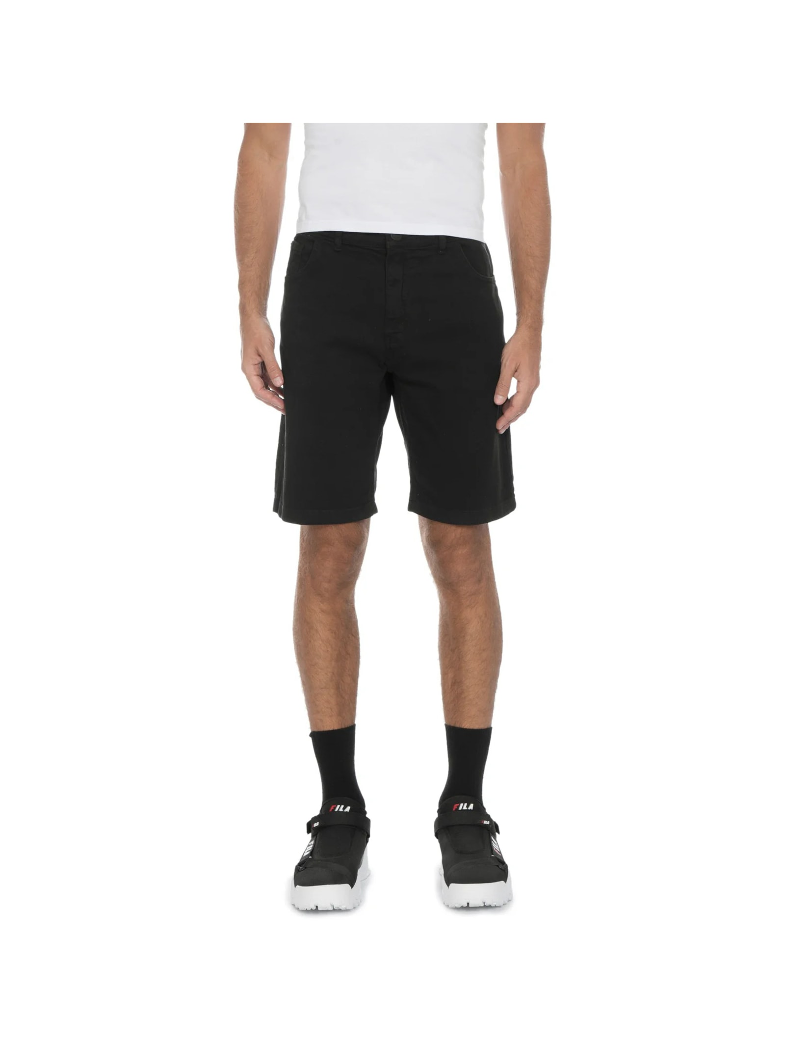 Bermuda Masculina Clássica Houston Preto John John