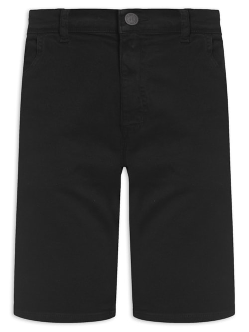 Bermuda Masculina Clássica Houston - Preto