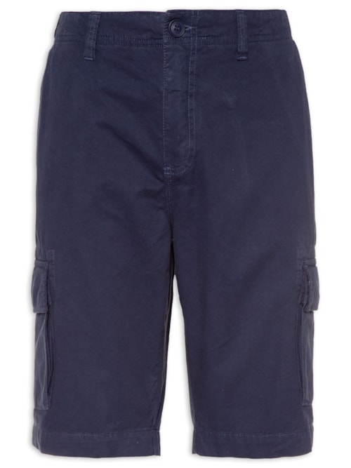 Bermuda Masculina Color Cargo - Azul