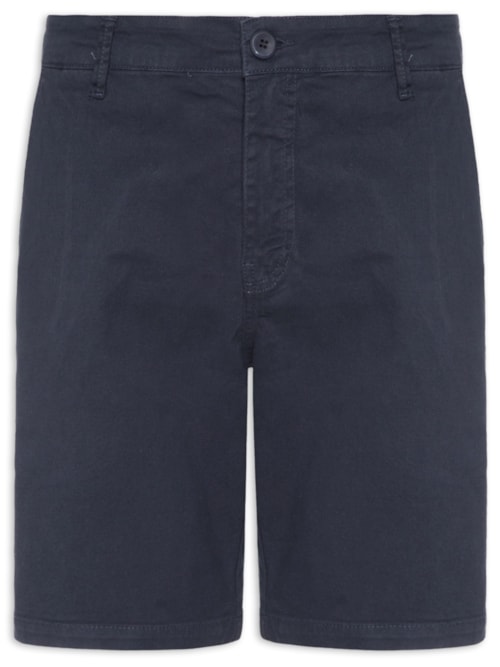Bermuda Masculina Color Chino – Azul