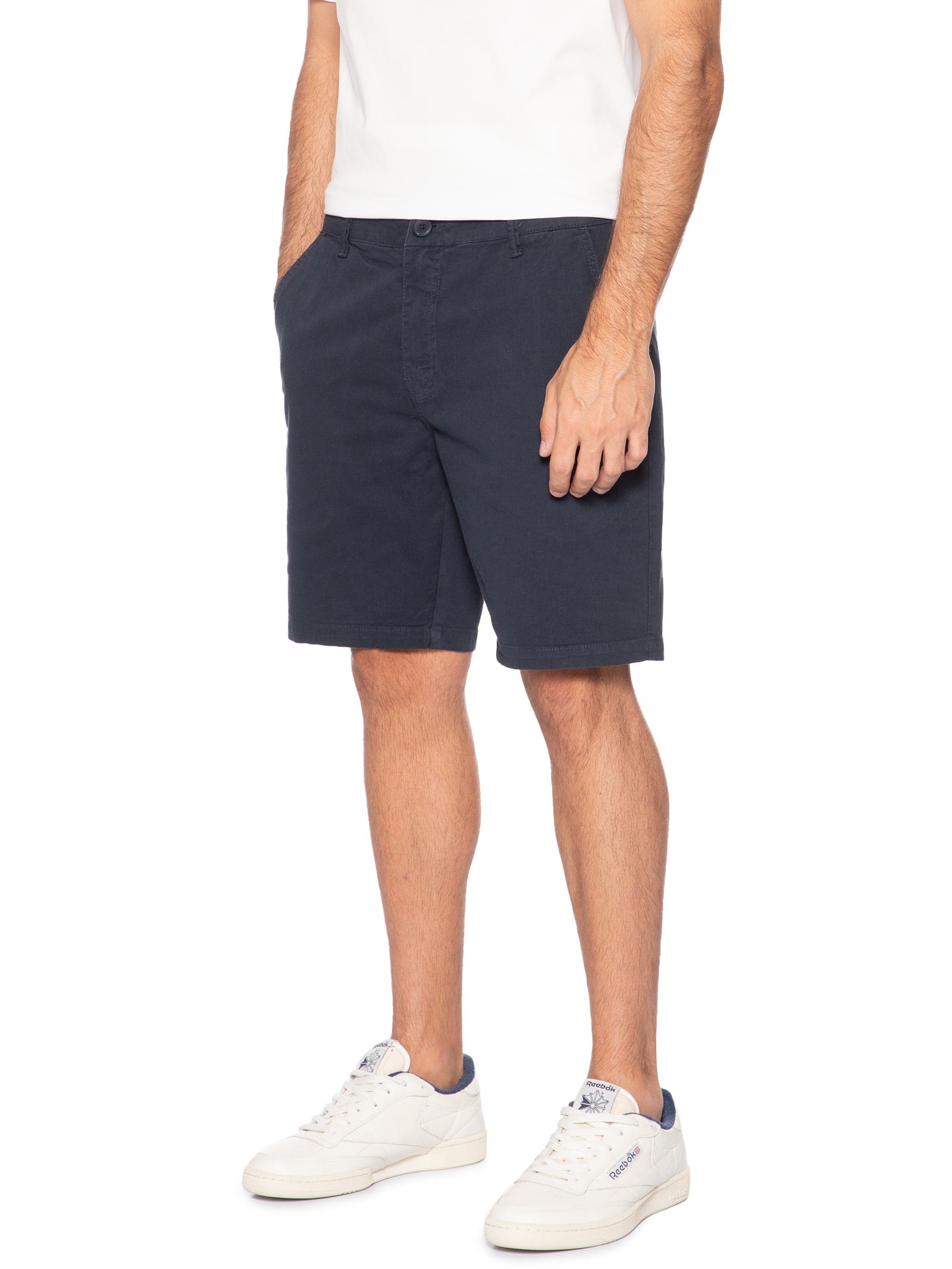 Bermuda Masculina Color Chino Azul Calvin Klein Jeans
