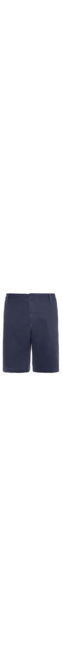 Bermuda Masculina Color Chino Curta Sarja Reat - Azul