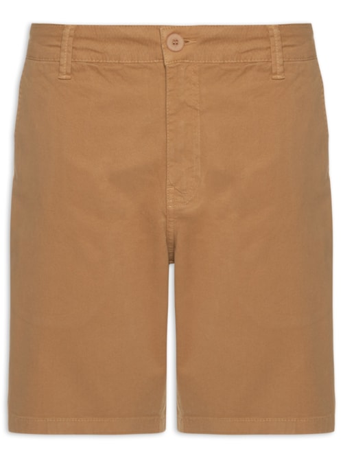 Bermuda Masculina Color Chino - Marrom