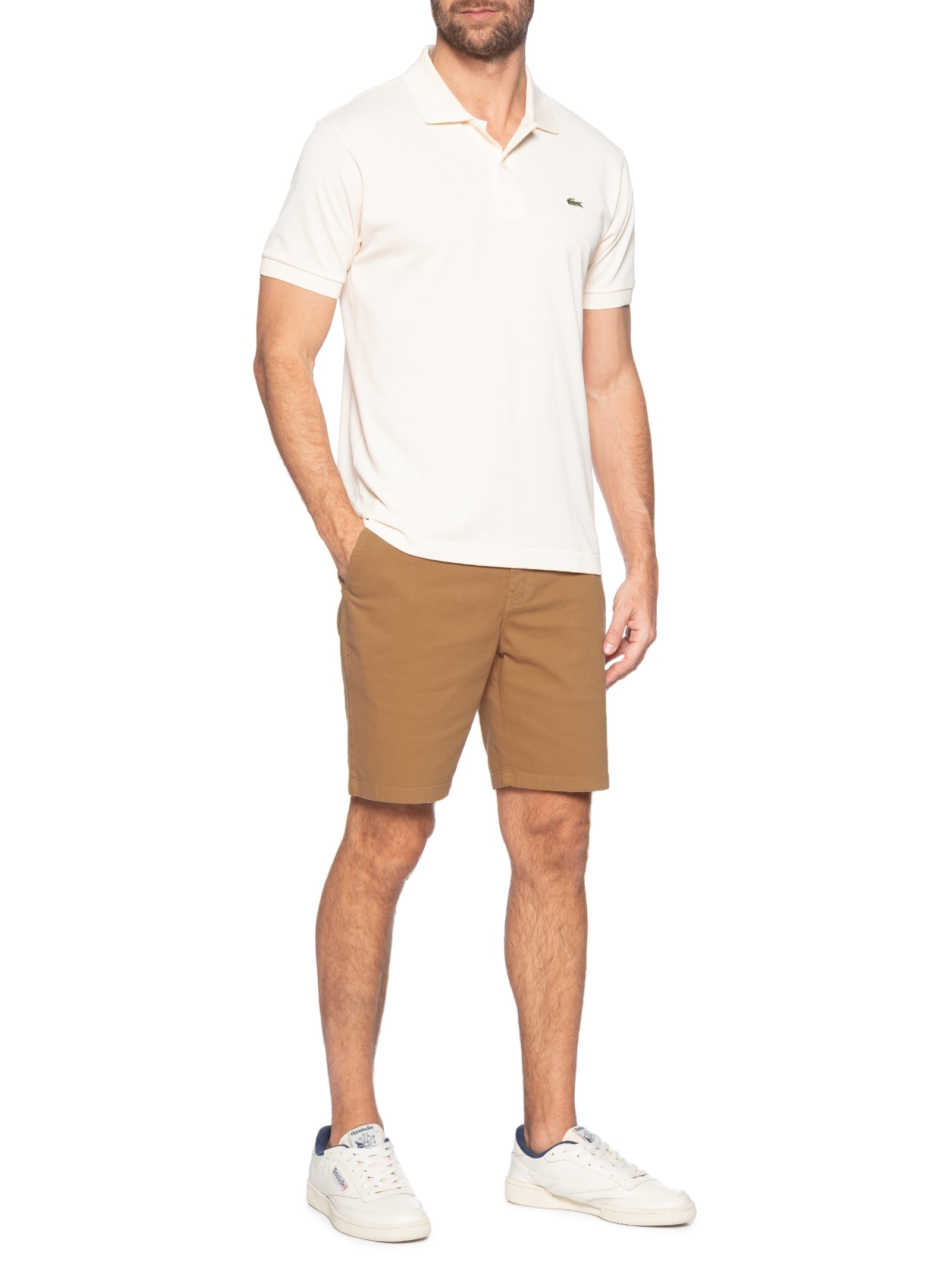 Bermuda Masculina Color Chino Marrom Calvin Klein Jeans