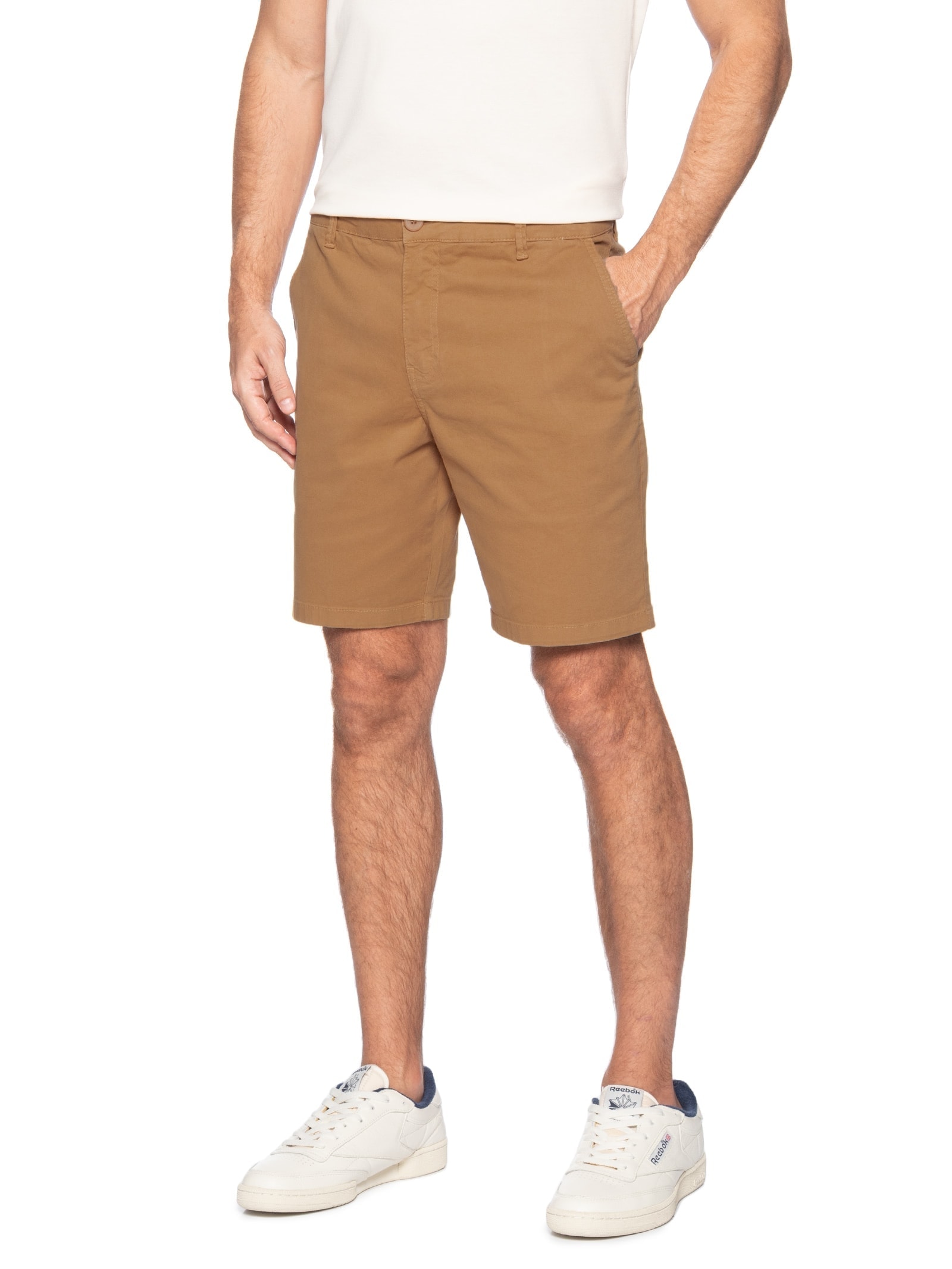 Bermuda Masculina Color Chino Marrom Calvin Klein Jeans