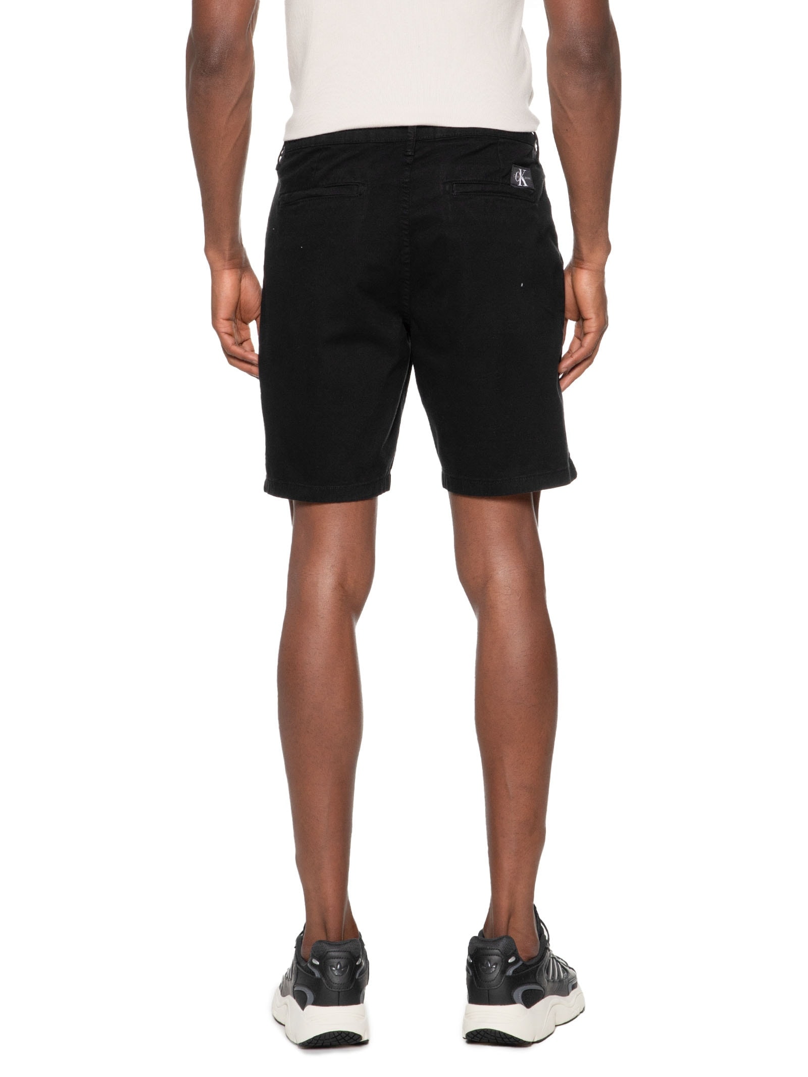 Bermuda Masculina Color Chino Preto Calvin Klein Jeans