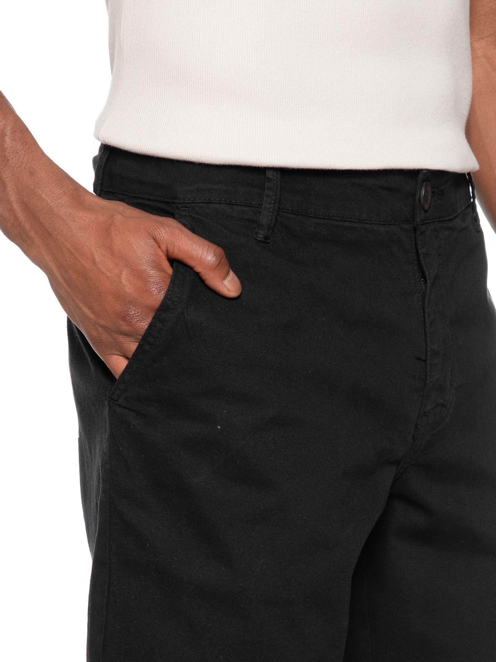 Bermuda Masculina Color Chino Preto Calvin Klein Jeans