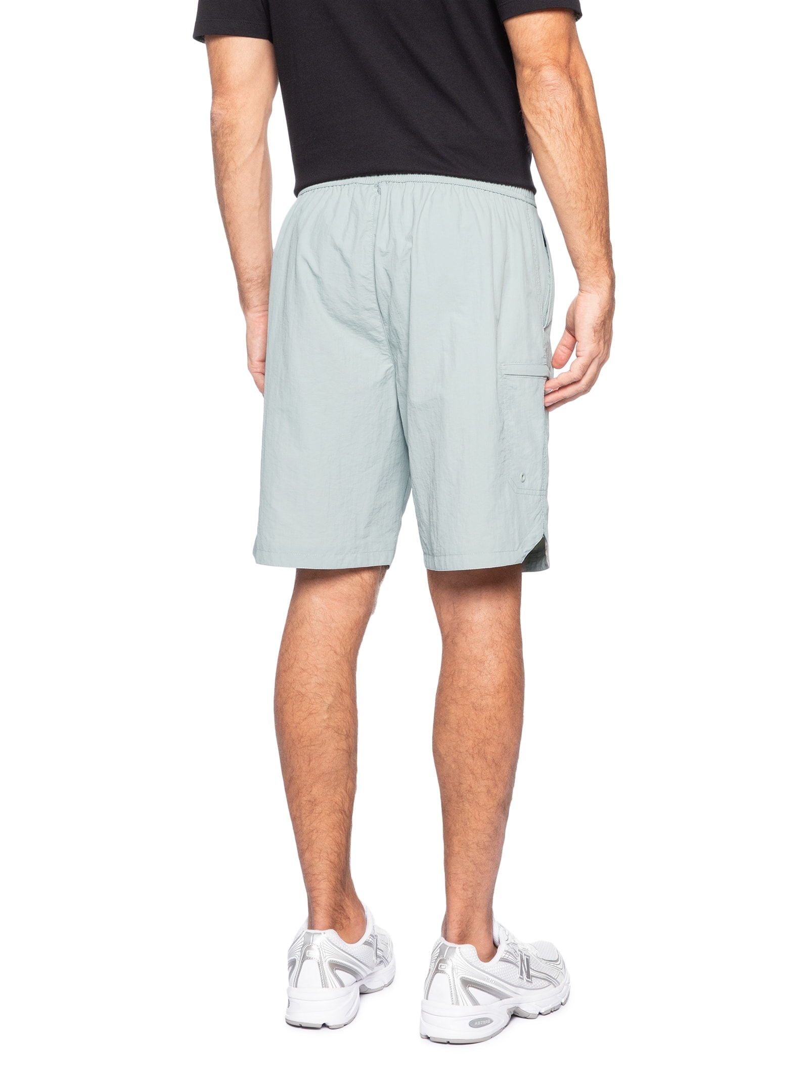 Bermuda Masculina Color Com Elástico Cinza Basiq Men