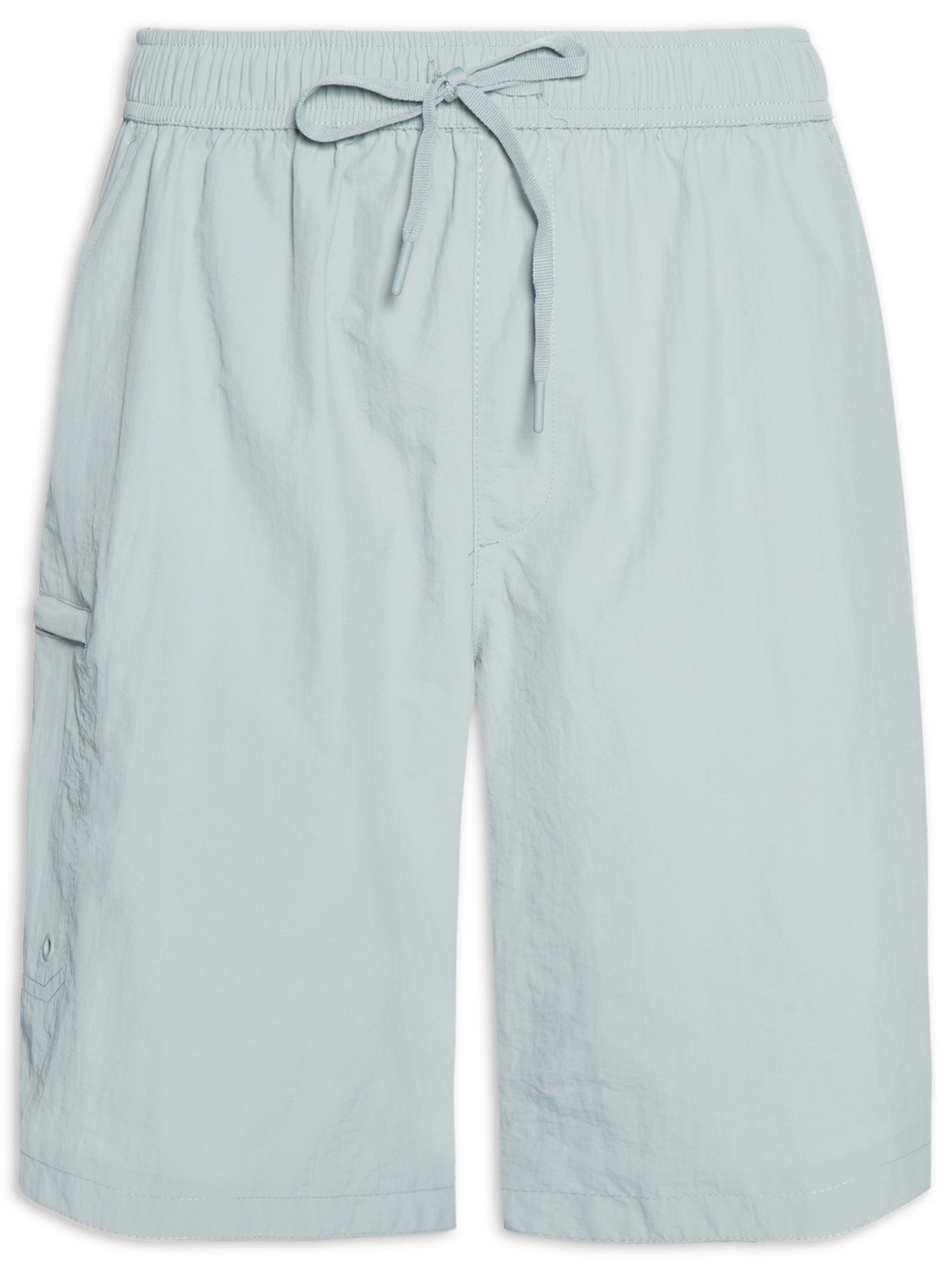 Bermuda Masculina Color Com Elástico Cinza Basiq Men