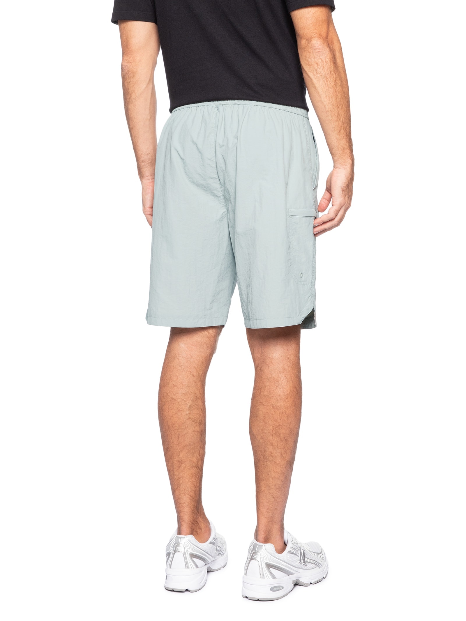 Bermuda Masculina Color Com Elástico Cinza Basiq Men