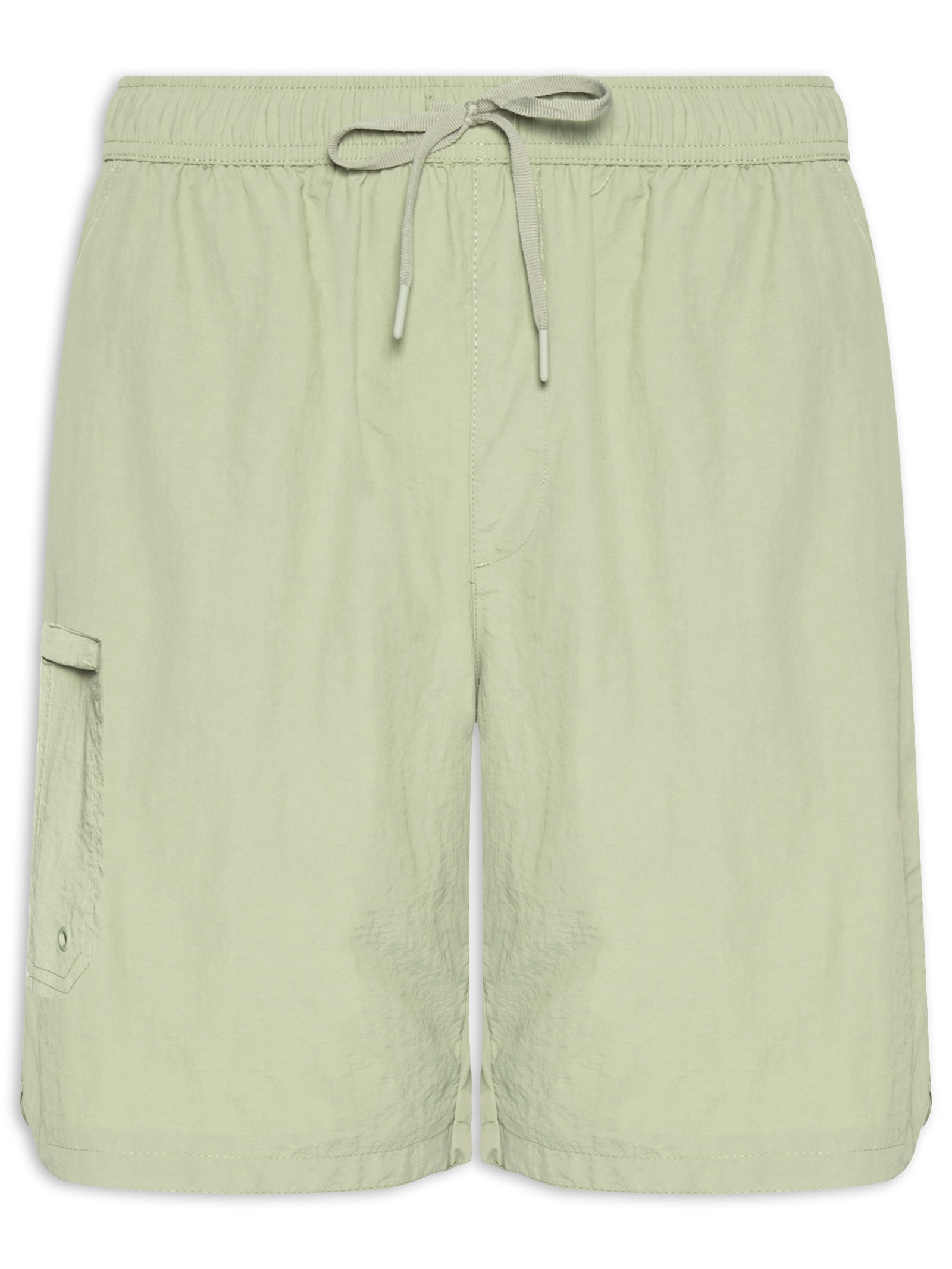 Bermuda Masculina Color Com Elástico Verde Basiq Men