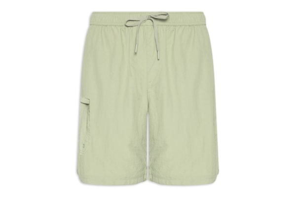Bermuda Masculina Color Com Elástico - Verde
