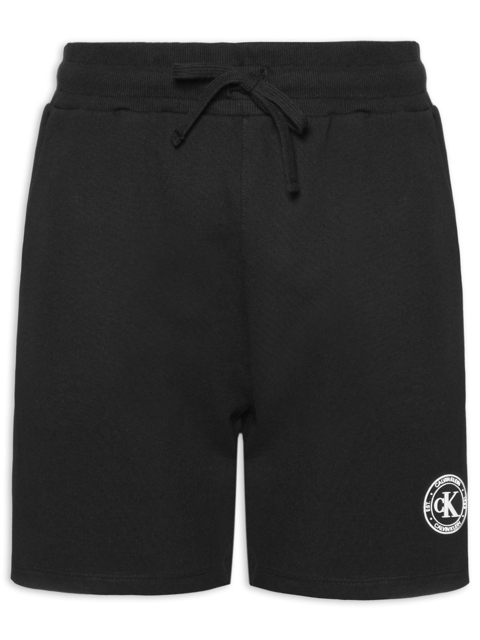 Bermuda Masculina com Bolsos Moletinho – Preto Calvin Klein Underwear