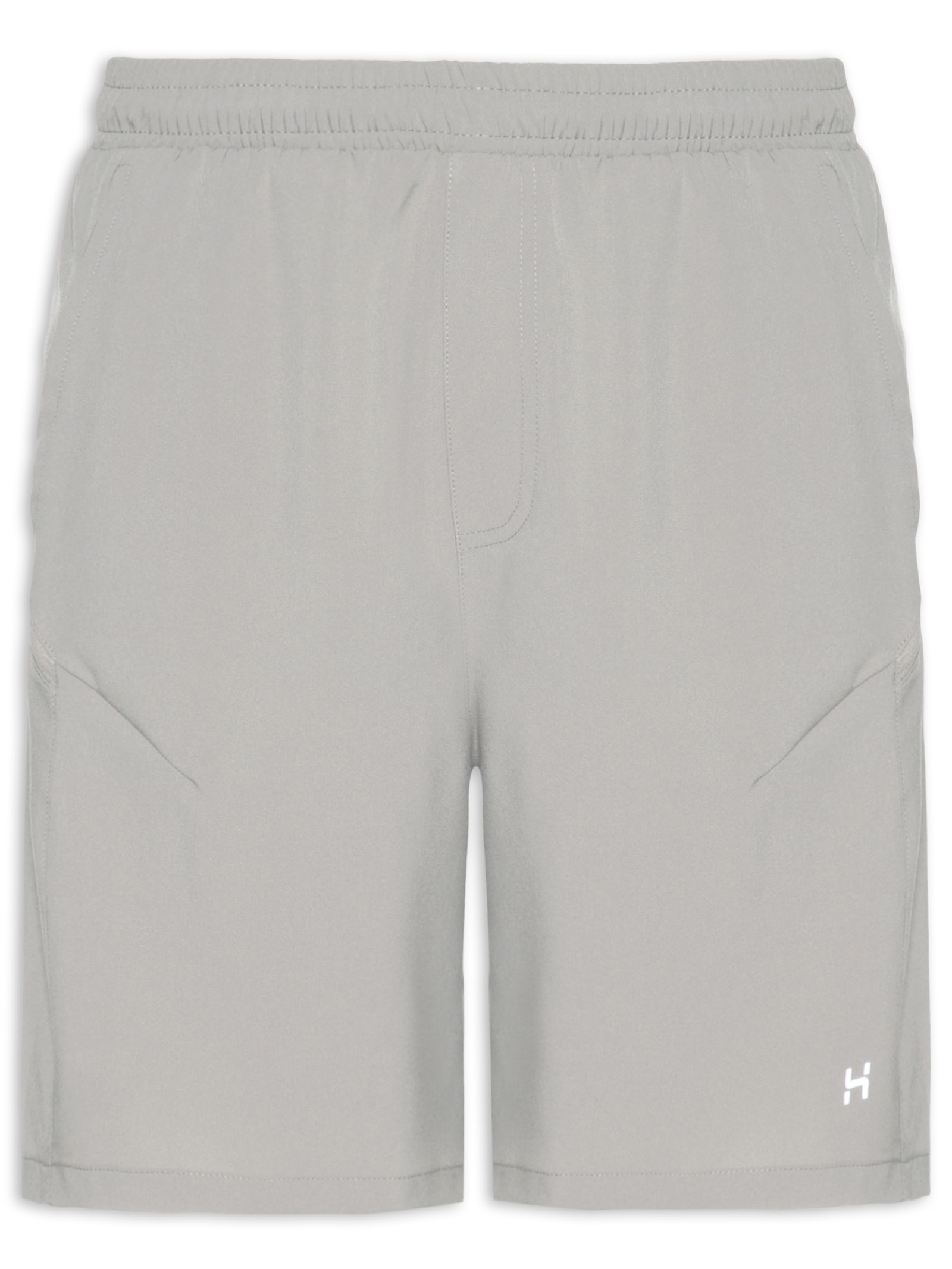 Bermuda Masculina Com Detalhe Em Tule Cinza Hering Sports