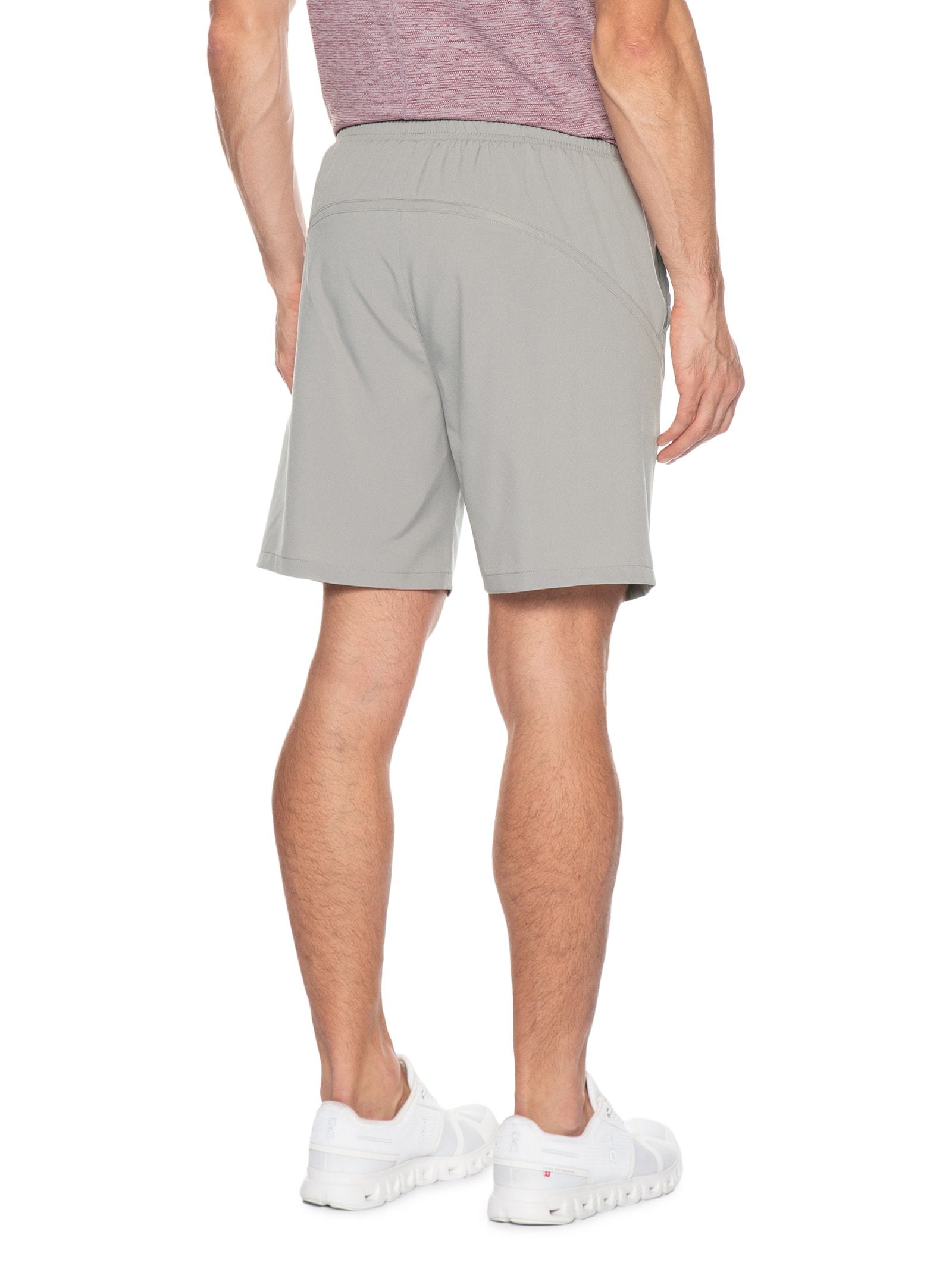 Bermuda Masculina Com Detalhe Em Tule Cinza Hering Sports