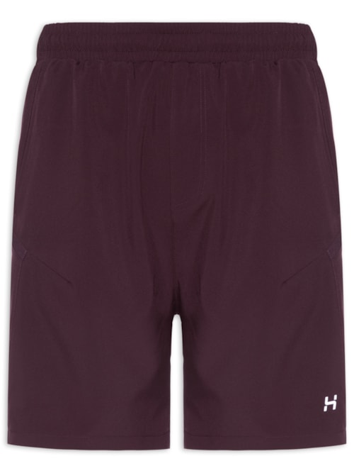 Bermuda Masculina Com Detalhe Em Tule – Vermelho
