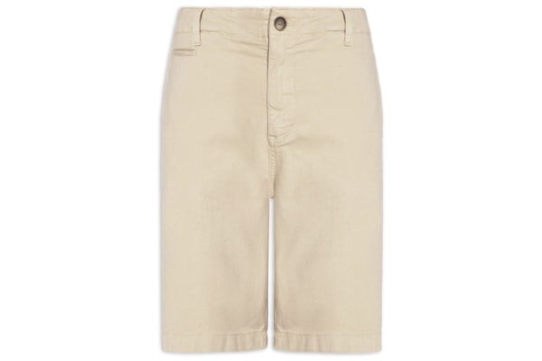 Bermuda Masculina Comfort Com Elástico - Bege