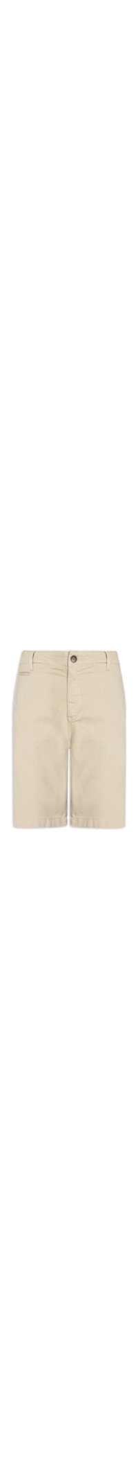 Bermuda Masculina Comfort Com Elástico - Bege