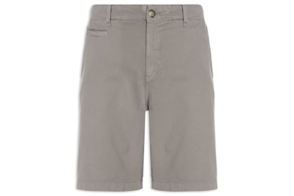 Bermuda Masculina Comfort Com Elástico - Marrom